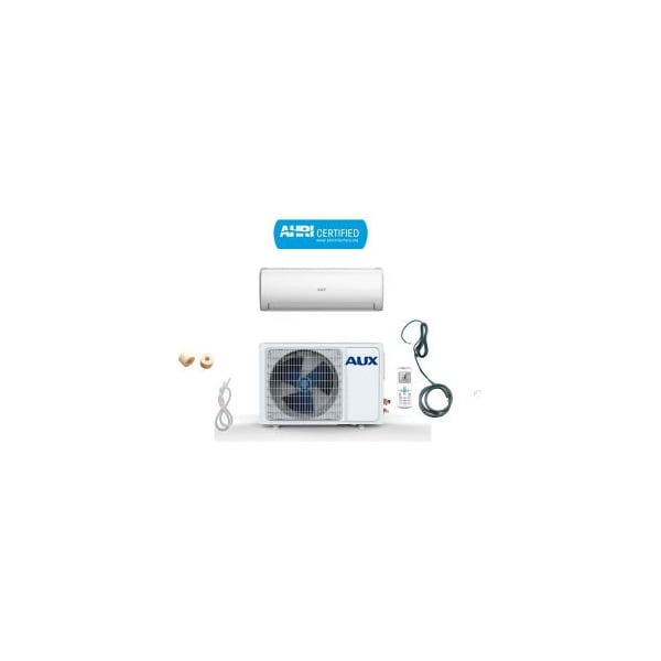Aux Usa-116988 AUX Ductless Mini Split Air Conditioner w/ Heat Pump, Wifi Enabled, 36000 BTU, 3 Ton, 12ft Lineset ASW-H36US/LFR1D1-US-C - main